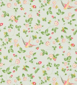 Wild Strawberry Wallpaper by Clarke & Clarke Dove
