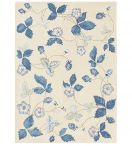 Wild Strawberry Rug by Wedgwood Cream