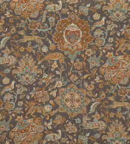 Wild Things Fabric by Mulberry Home Woodsmoke