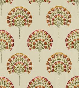 Wild Tulip Fabric by Sanderson Amber/Cream