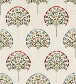 Wild Tulip Fabric by Sanderson Cranberry/Ivory