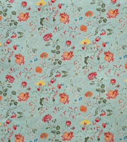 Wild Wood Outdoor Fabric by Andrew Martin Duck Egg