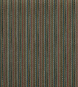 Wilde Stripe Fabric by Mulberry Home Teal