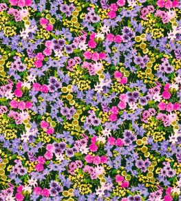 Wildflower Meadow Velvet Fabric by Harlequin Emerald/Amethyst/ Spinel