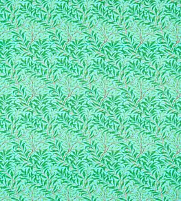 Willow Bough Fabric by Morris & Co Sky/Leaf Green