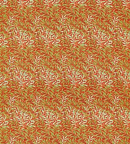 Willow Bough Fabric by Morris & Co Tomato/Olive