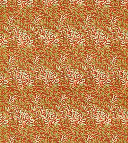 Willow Bough Fabric by Morris & Co Tomato/Olive