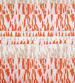 Willow Fabric by Christopher Farr Cloth Orange