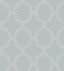 Wilma Wallpaper by Sandberg Misty Blue