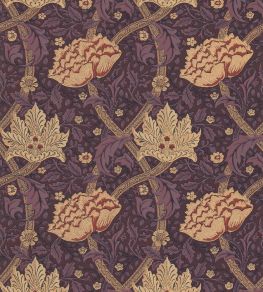 Windrush Wallpaper by Morris & Co Aubergine/Wine