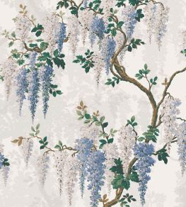Wisteria Wallpaper by Woodchip & Magnolia Cornflower Blue