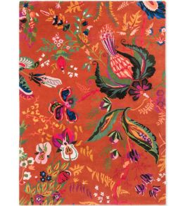 Wonderland Floral Rug by Harlequin Amber/Lapis