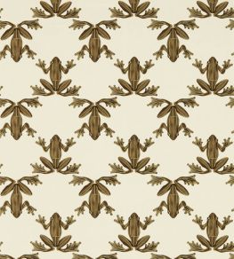 Wood Frog Wallpaper by Harlequin Gold / Parchment