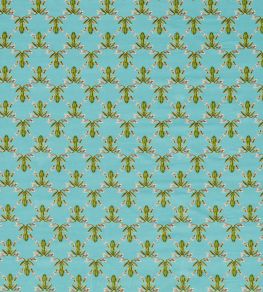 Wood Frog Velvet Fabric by Harlequin Azul / Forest