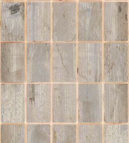 Wood Tiles Wallpaper by NLXL Grey