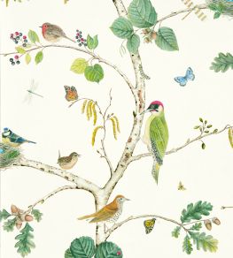 Woodland Chorus Wallpaper by Sanderson Botanical/Multi