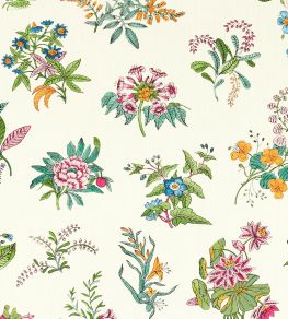 Woodland Floral Fabric by Harlequin Peridot/Ruby/Pearl
