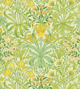 Woodland Weeds Wallpaper by Morris & Co Sap Green