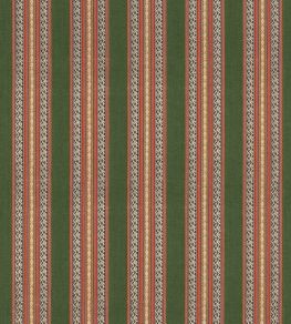 Worlds Apart Fabric by GP & J Baker Green/Coral