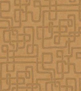 Woven Lines Wallpaper by Eijffinger Orange/Terracotta