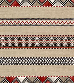 Woven Ribbon Fabric by Christopher Farr Cloth Natural