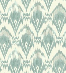 Zaraband Wallpaper by GP & J Baker Aqua