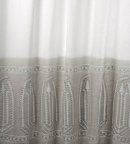 Zardozi Ombre Fabric by Zoffany Quartz Grey