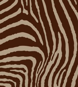 Zebra Fabric by Arley House Chestnut