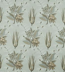 Desert Flower II Fabric by Zoffany Stone