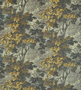 Richmond Park Velvet Fabric by Zoffany Nightfall