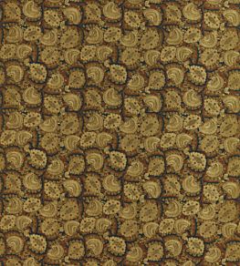 Suzani Archive Embroidery Fabric by Zoffany Antique Gold/Ink