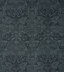 Ducato Velvet Fabric by Zoffany Reign Blue