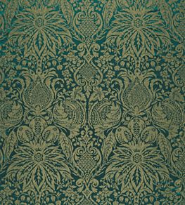 Mitford Weave Fabric by Zoffany Malachite