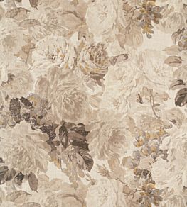 Rose Absolute Fabric by Zoffany Whote Opal / Mousseux