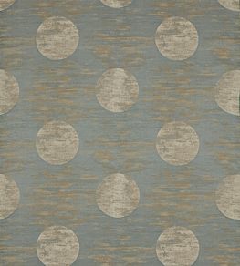 Moon Silk Fabric by Zoffany Blue Grey