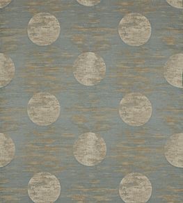 Moon Silk Fabric by Zoffany Blue Grey