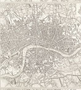 London 1832 Fabric by Zoffany Silver