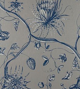 Phaedra Fabric by Zoffany Prussian Blue