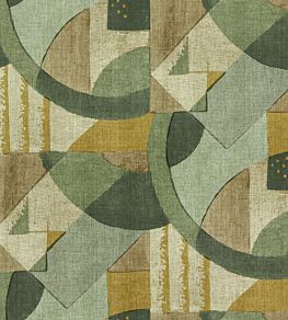 Abstract 1928 Wallpaper by Zoffany Antique Olivine