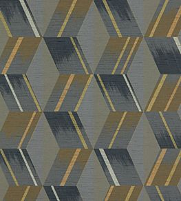Rhombi Wallpaper by Zoffany Anthracite
