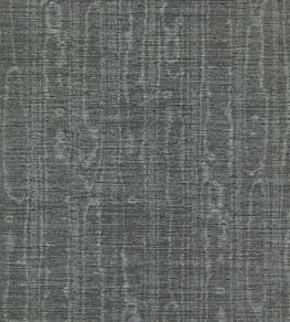 Watered Silk Wallpaper by Zoffany Bone Black
