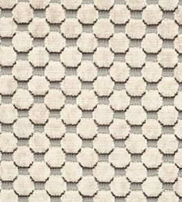 Tespi Spot Fabric by Zoffany Silver/Pearl