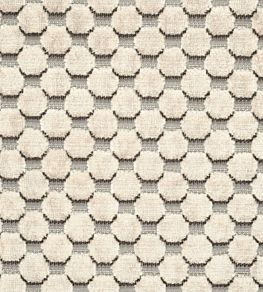 Tespi Spot Fabric by Zoffany Silver/Pearl