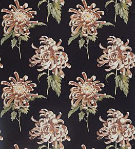 Evelyn Fabric by Zoffany Koi/Vine Black