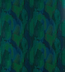 Hepworth Fabric by Zoffany Blue Malachite
