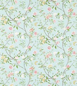 Nostell Priory Wallpaper by Zoffany Sky/Pink