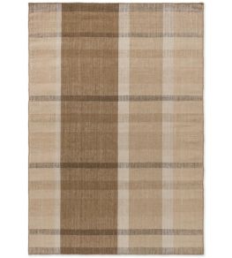 Zona Cashew Block Stripe Outdoor Rug by Brink & Campman Cashew