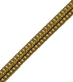 1/2" Le Jardin Silk Gimp Trimming by Samuel & Sons Antique Gold 1/2" Le Jardin Silk Gimp Trimming by Samuel & Sons Antique Gold