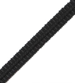 1/2" Le Jardin Silk Gimp Trimming by Samuel & Sons Black 1/2" Le Jardin Silk Gimp Trimming by Samuel & Sons Black