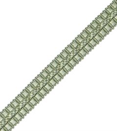 1/2" Le Jardin Silk Gimp Trimming by Samuel & Sons Celedon 1/2" Le Jardin Silk Gimp Trimming by Samuel & Sons Celedon